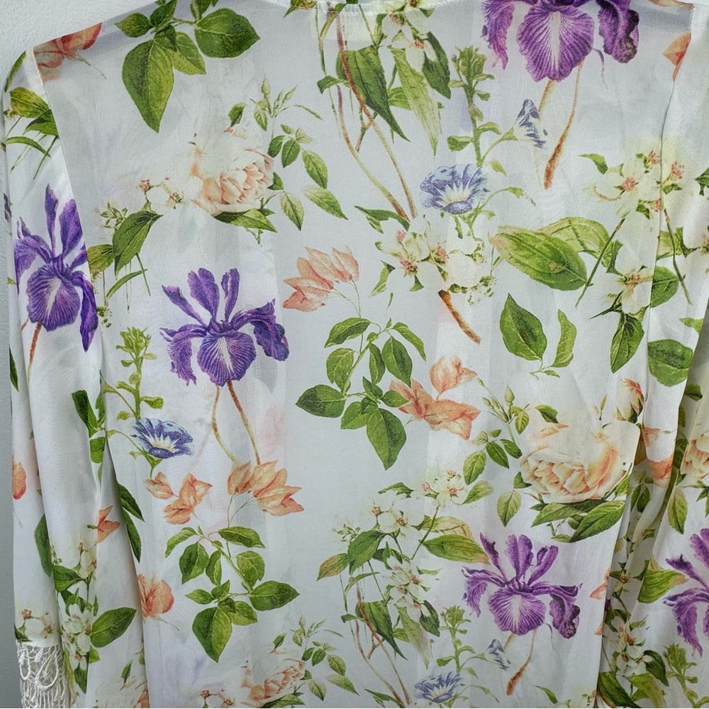 Show Me Your MuMu Metzler Kimono Flower Press Size Small - Picture 8 of 11